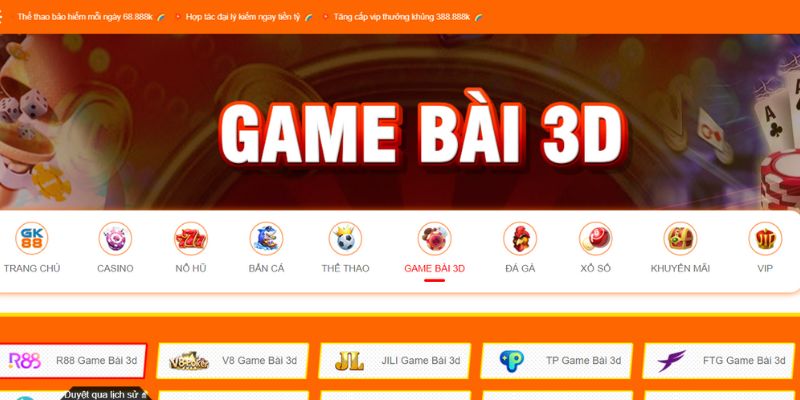 Giới thiệu sơ lược về game bài GK88 