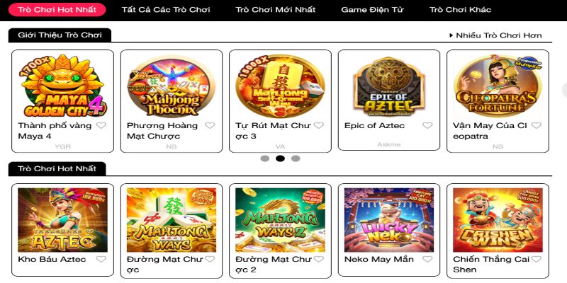 Liệt kê top 5 game nổ hũ tại nhà cái GK88 cho khách hàng