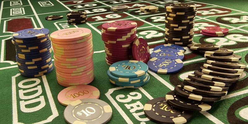 Nhận chip tương ứng với mệnh giá tiền cược casino