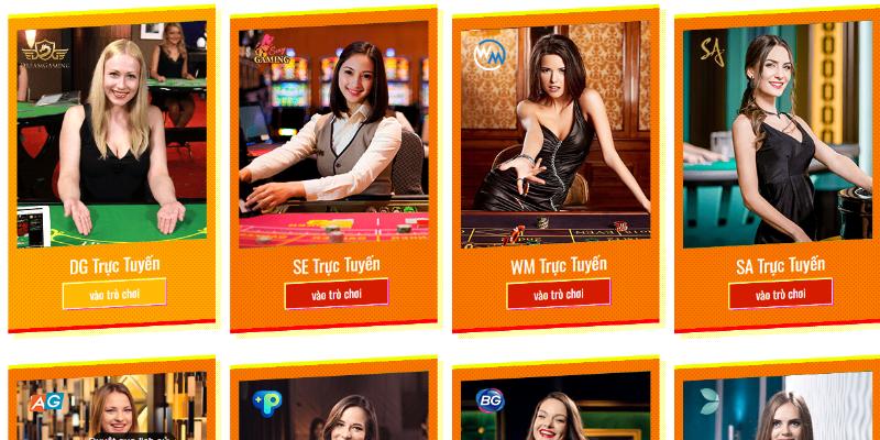 Tổng hợp các nhà phát hành hợp tác cùng casino Gk88